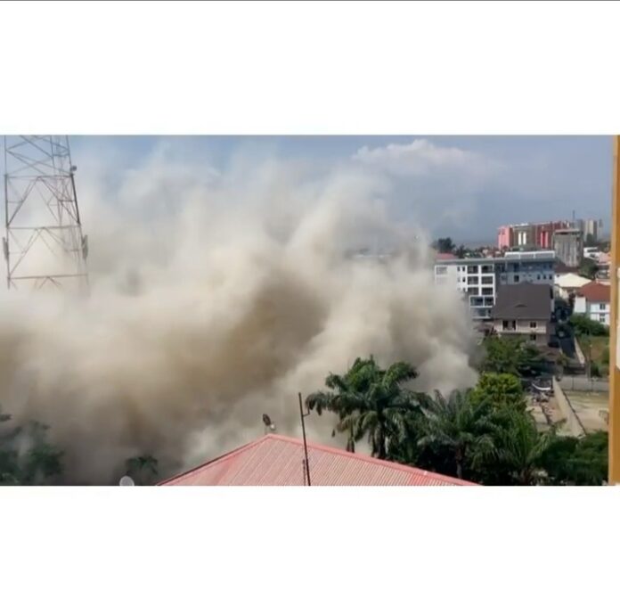 Another Storey Building Under Construction Collapses In Lekki (Photo)