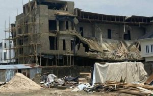 Another Storey Building Under Construction Collapses In Lekki (Photo)