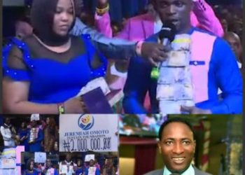 Watch how Billionaire Prophet Jeremiah Fufeyin empowers young Nigerian Dancers with 2million Naira Cash Gift (Watch Video)