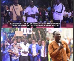 Watch how Billionaire Prophet Jeremiah Fufeyin empowers young Nigerian Dancers with 2million Naira Cash Gift (Watch Video)