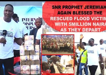 Nigerians Hail Billionaire Prophet Jeremiah Fufeyin As He Assists Another Nollywood Actor with N5 Million Naira (Watch Video)